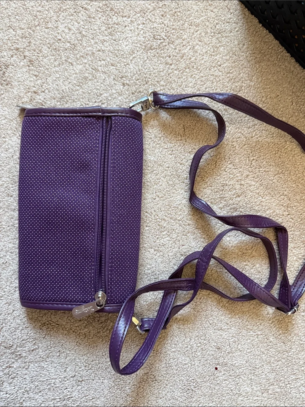 thirty-one Purple Convertible Crossbody Wallet